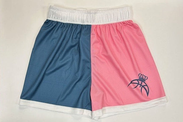 Hercourt 2 Tone Blue/Pink Short - ATO BBall Exclusive