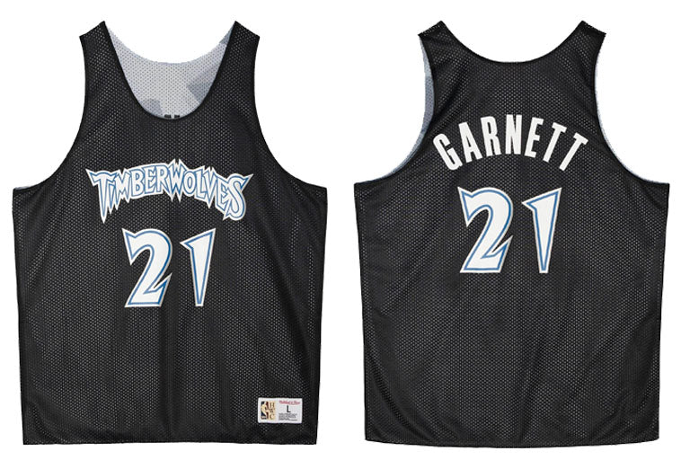 Minnesota Timberwolves #21 Garnett Mesh Rev Jersey | ATO