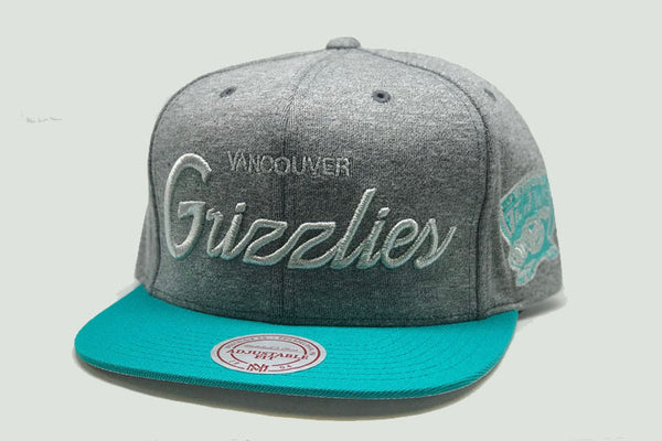 Vancouver Grizzlies Fleece Script Snapback