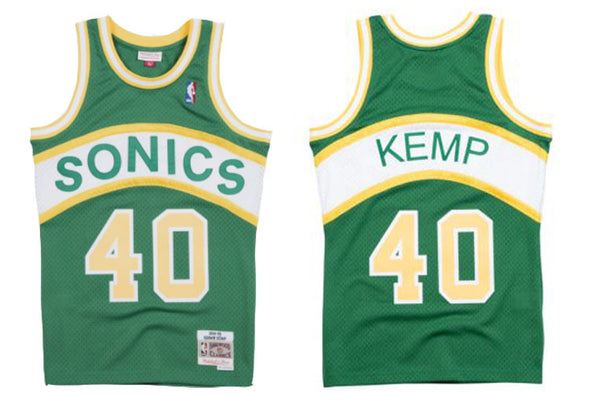 Seattle Sonics #40 Kemp Swingman Jersey