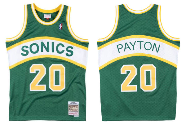 Seattle Sonics #20 Payton Swingman Jersey