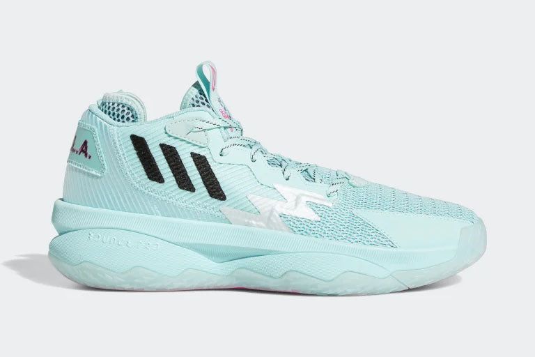 美品　adidas DAME8 28cm US10 adidasDame8Teal_9e571ccf-57d3-